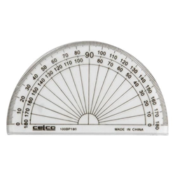 Celco Protractor 100mm 180 Degree Each
