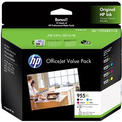 HP 2PD46A 955XL Ink Cartridge High Yield Value  Pack