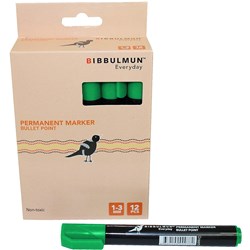 Bibbulmun 270 Permanent Marker Bullet 1-3mm Green  