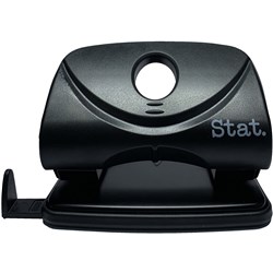 Stat Hole Punch 2 Hole Medium 20 Sheet Capacity Black  