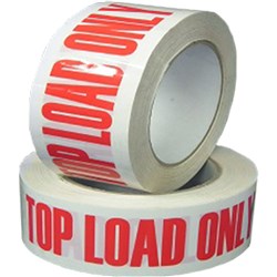 FROMM Top Loading Packaging Tape 48mmx66m Red Print on White
