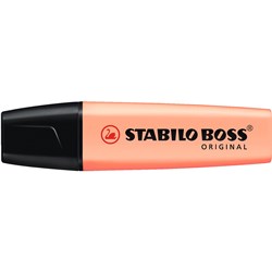 Stabilo Boss Highlighter 2-5mm 70/126 Pastel Box of 10 Peach
