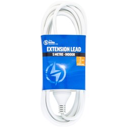 The Brute Power Co. Extension Lead 5 Metre White