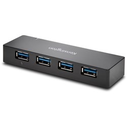 Kensington UH4000C USB 3.0 4 Port Hub + Charging Black