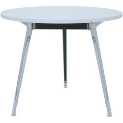 Rapid Air Round Meeting Table 900mm Diameter x H730mm White