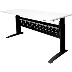 Electric Sit Stand Workstation 1200W x 700D X 1205mmH NW with Black Frame