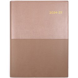 Collins Vanessa Financial Year Diary A5 Day To Page Rose Gold