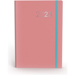 Collins Legacy Financial Year Diary A5 Week to View Pink