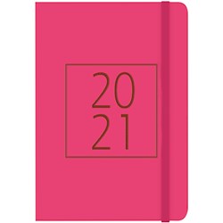 Cumberland Essex Diary Week To View A5 Pink