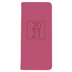 Cumberland Essex Diary Week To View A5 Slimline Pink