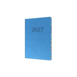 Collins Edge Rainbow Diary A5 Week To View Blue 