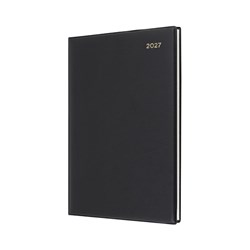 Collins Belmont Desk Manager Diary Quarto Week To View Black