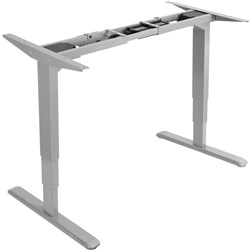 Ergovida Electric Height Adjustable Grey Desk Frame Only Suits Tops 1100W-2200W