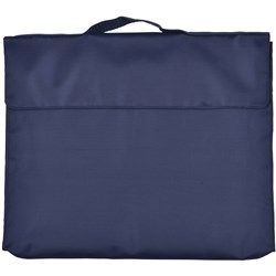 Cumberland Library Bag With Hook N Loop Closure Flap 290x335x23mm Navy