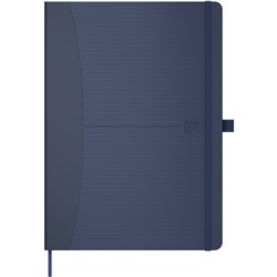 Oxford Signature Notebook A5 Hardback Ruled 160 Pages Blue