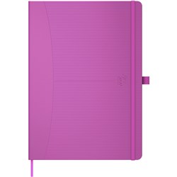 Oxford Signature Notebook A5 Hardback Ruled 160 Pages Pink