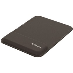 Fellowes Hana Series Mouse Pad Wrist Support Black 