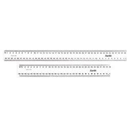 Bantex Plastic Ruler 30cm Clear 