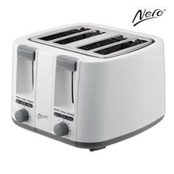 Nero 4 Slice Toaster White  