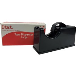 Stat Large Tape Dispenser Black 