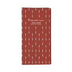 Collins Colplan Planner B6/7 2 Years Month To View Red