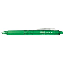 Pilot Frixion Clicker Pen Fine 0.7mm Green Box of 12