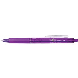 Pilot Frixion Clicker Pen Fine 0.7mm Violet Box of 12