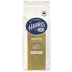 Harris Smooth Medium Roast Coffee Beans 1kg 