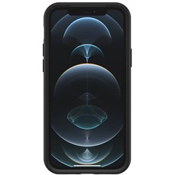 OtterBox Symmetry Series Antimicrobial Case For iPhone For iPhone 12 And 12 Pro Black