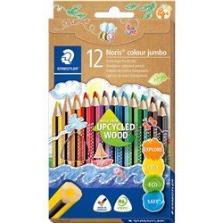 Staedtler Noris Triangular Coloured Pencils Jumbo Assorted Pack of 12