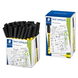 Staedtler Noris 307 Writing Pen Fine 0.6mm Black  Cup Of 50