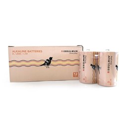 Bibbulmun Battery Size D Pack Of 12 