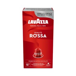 Lavazza Nespresso Compatible Coffee Capsules QualitÃ  Rossa Box Of 10