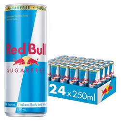 Red Bull Sugar Free Energy Drink 250ml Can Pack Of 24