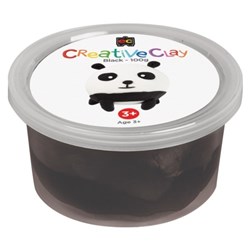 Educational Colours CreativeClay 100gm Black 