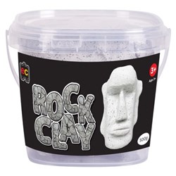 Educational Colours Rock Clay 500g Grey 