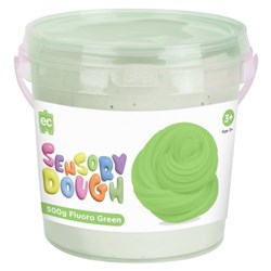 Educational Colours Sensory Dough 250gm Fluro Green 