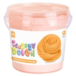 Educational Colours Sensory Dough 250gm Fluro Orange 