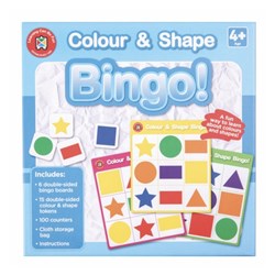 Learning Can Be Fun Colour And Shape Bingo 