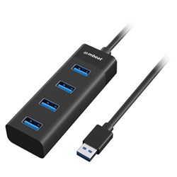 Mbeat 4 Port USB-A to USB 3.0 Hub Black 