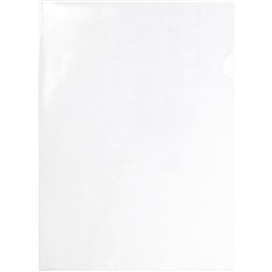 Marbig Ultra Letter Files A4 Polypropylene Clear Box Of 100
