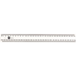 Marbig Plastic Ruler 40cm Clear 