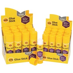 Marbig Glue Stick Medium 21gm White 