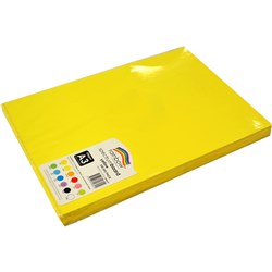 Rainbow Spectrum Board A3 220gsm Yellow 100 Sheets 