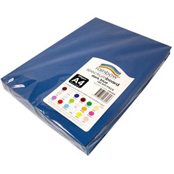 Rainbow Spectrum Board A4 220gsm Dark Blue 100 Sheets 