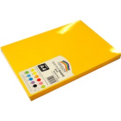 Rainbow Spectrum Board A4 220gsm Gold 100 Sheets 