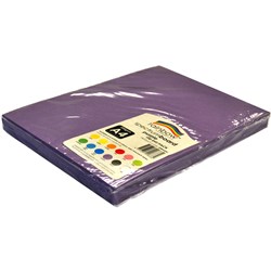 Rainbow Spectrum Board A4 220gsm Purple 100 Sheets 