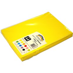 Rainbow Spectrum Board A4 220gsm Yellow 100 Sheets 