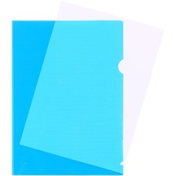 Bantex Letter Files A4 Polypropylene Blue Pack of 100