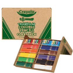 Crayola Triangular Pencils Classpack Assorted Pack of 240